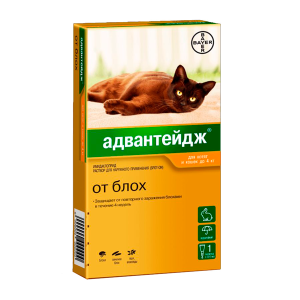 Bayer Advantage 40 капли Байєр Адвантейдж