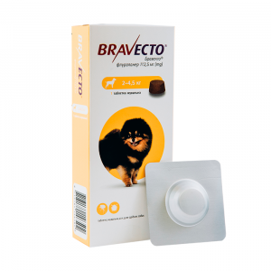 Бравекто 2-4,5 кг