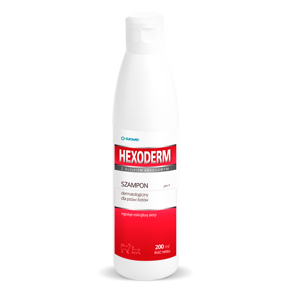 6HEXODERM.-Дерматологічний-шампунь-з-кокосовою-олією-для-собак-та-котів